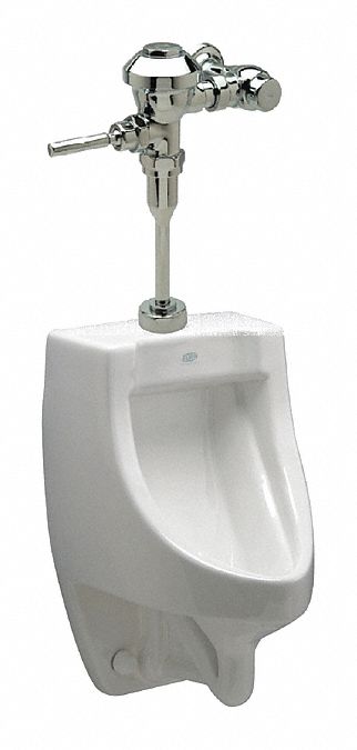 Washout Urinal & Manual Flush Valve: Zurn, 0.125 Gallons per Flush,  Vitreous China, ADA Compliance