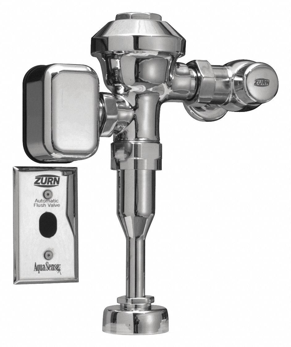 ZURN Exposed, Top Spud, Automatic Flush Valve, For Use With Category