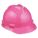 SLOTTED CAP, CSA Z94.1-2005, TYPE 1, CLASS E, PE, 4-PT STAZ-ON PINLOCK, FRONT BRIM, HOT PINK