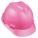 SLOTTED CAP, CSA, TYPE 1, CLASS E, PE, 4-PT FAS-TRAC III RATCHET, FRONT BRIM, HOT PINK