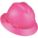 SLOTTED HAT, CSA, TYPE 1, CLASS E, PE, 4-PT FAS-TRAC III RATCHET, FULL BRIM, HOT PINK