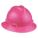 SLOTTED HAT, CSA Z94.1-2005, TYPE 1, CLASS E, PE, 4-PT STAZ-ON PINLOCK, FULL BRIM, HOT PINK