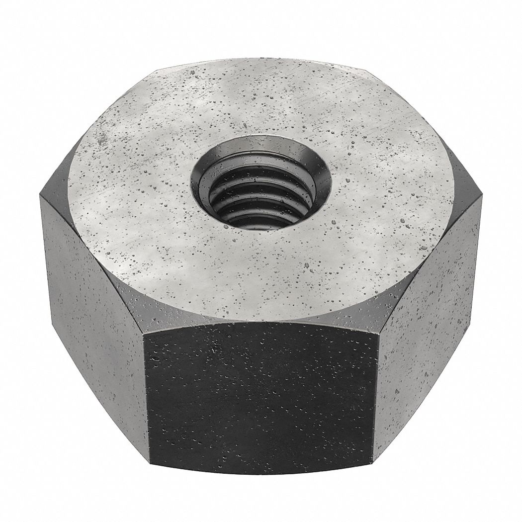 Hex Nut: Std Hex, 5/8"-18 Thread, 15/16 in Hex Wd, 35/64 in Hex Ht, Steel, Grade 5, Plain, 25 PK