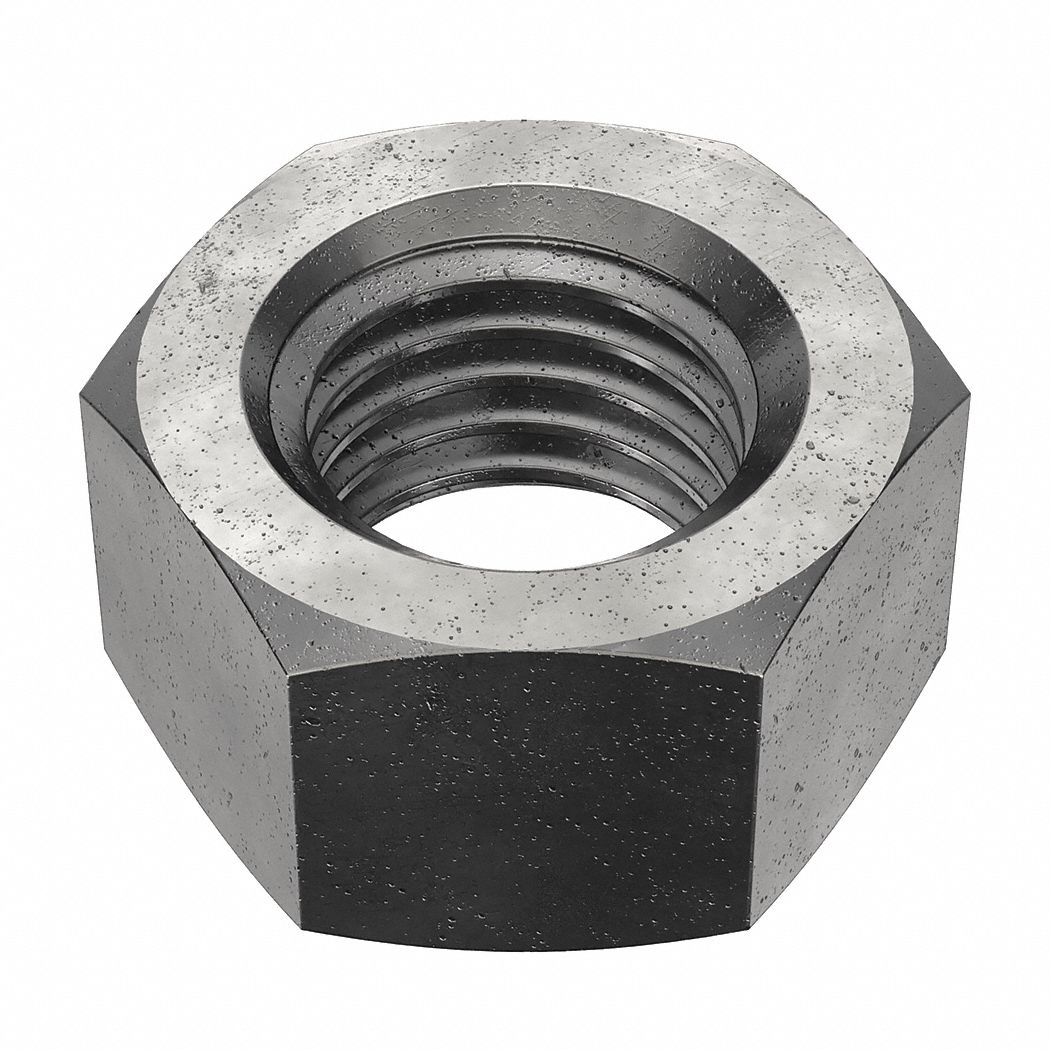 Hex Nut: Std Hex, 3/4"-10 Thread, 1 7/64 in Hex Wd, 41/64 in Hex Ht, Steel, Grade 8, Plain, 20 PK