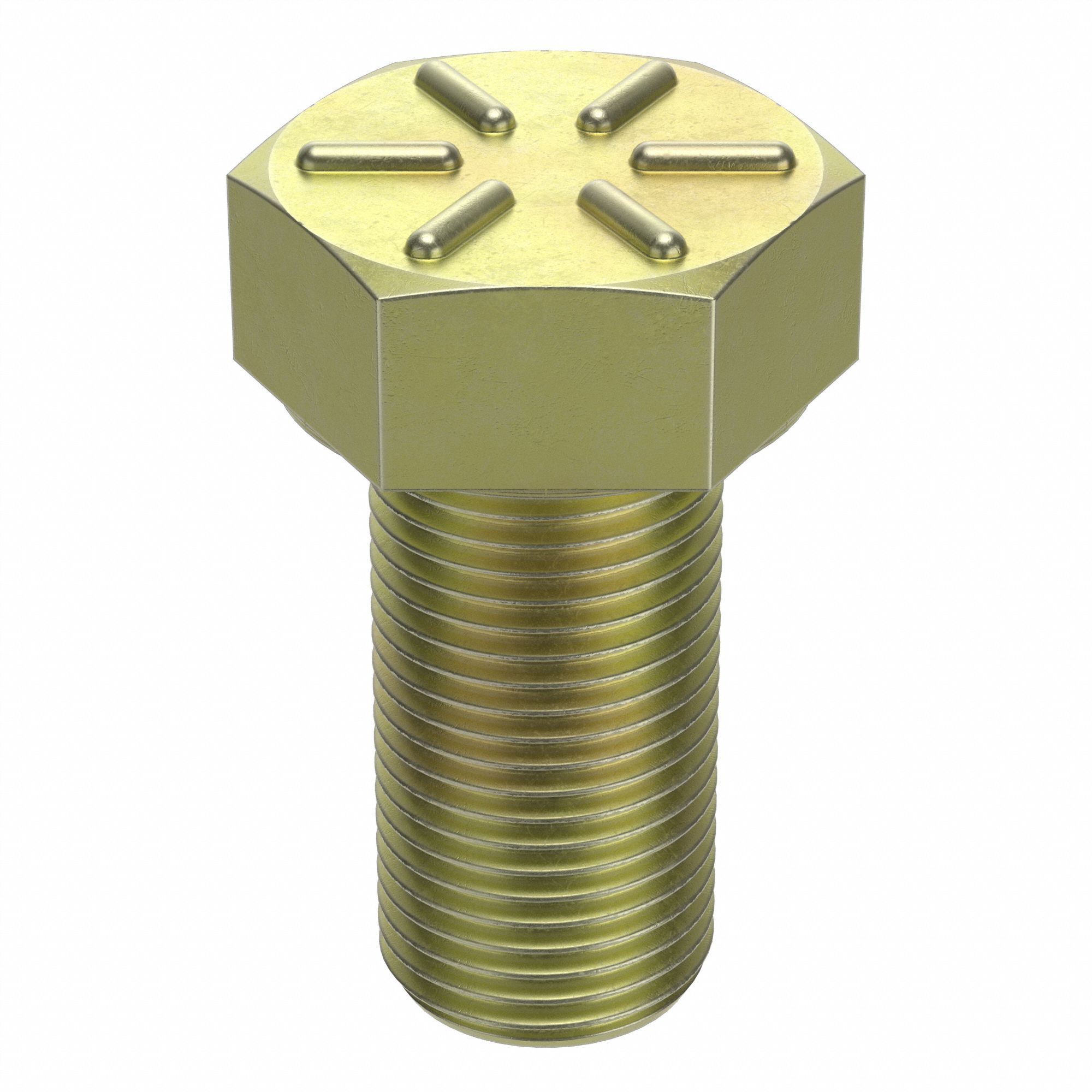 Hex Head Cap Screw: Steel, Grade 8, Zinc Yellow, 3/4"-16, Fine, 1 1/2 in lg, Globally Sourced, 10 PK
