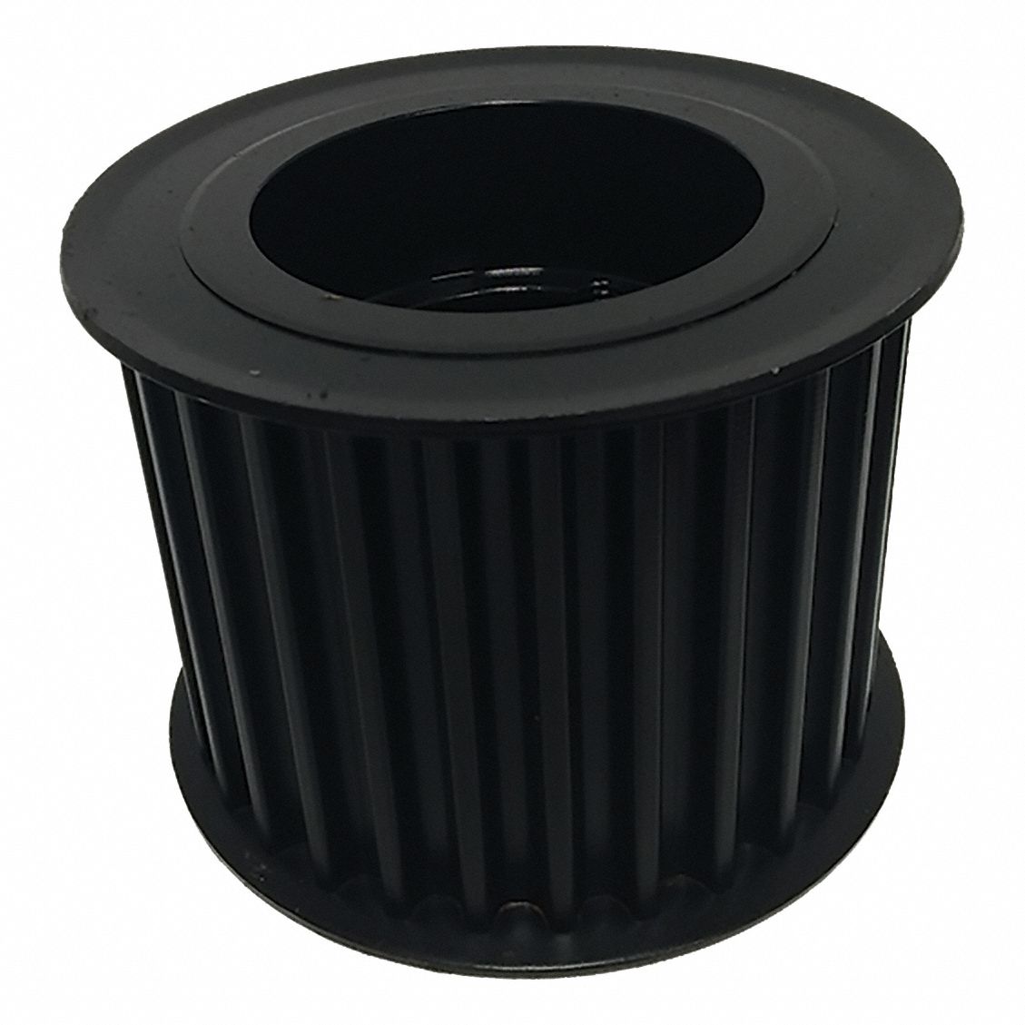 Timing Belt Pulley: Modified Curvilinear, Bushed, For GT Timing Belt Section