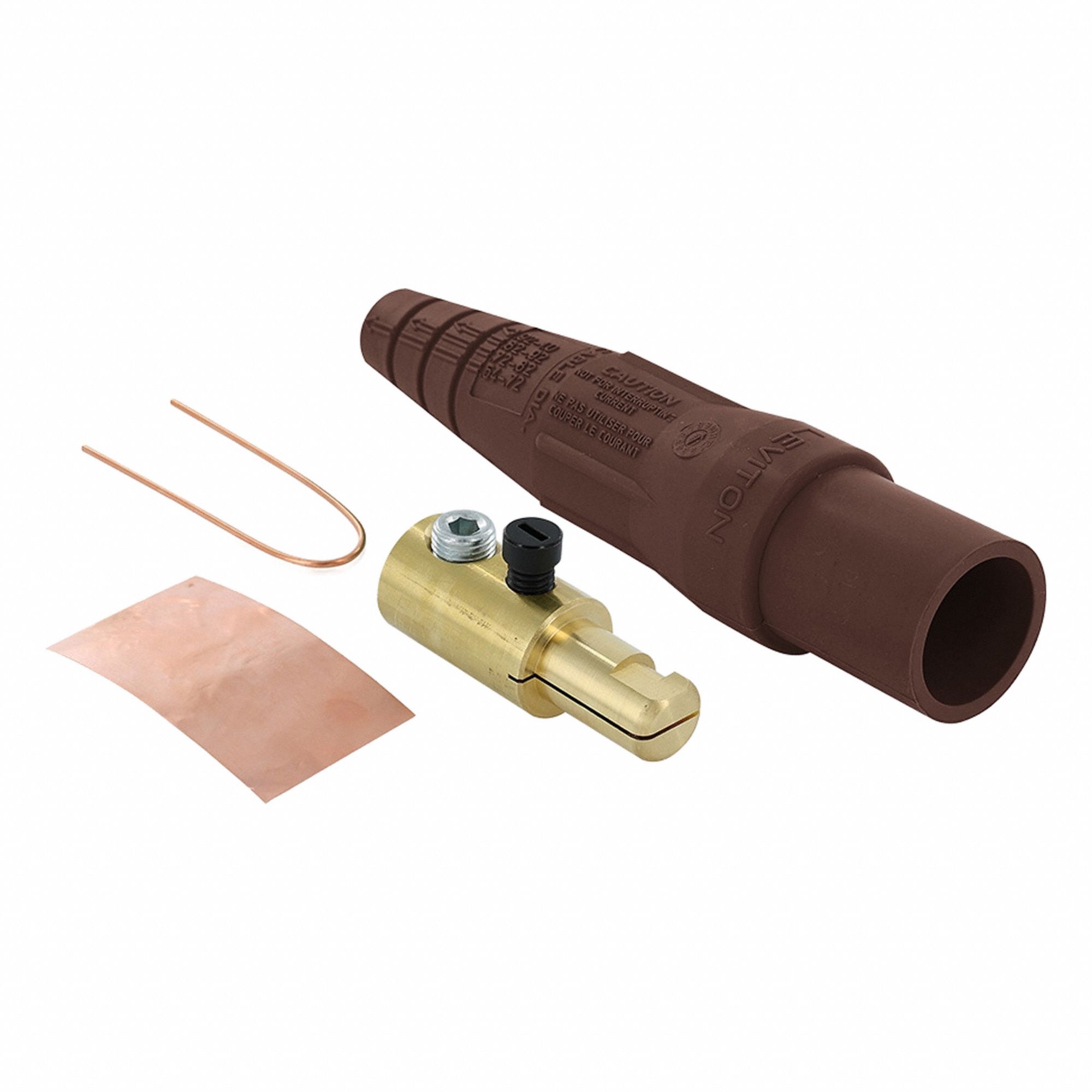 Single Pole Inline 400 A Male Brown