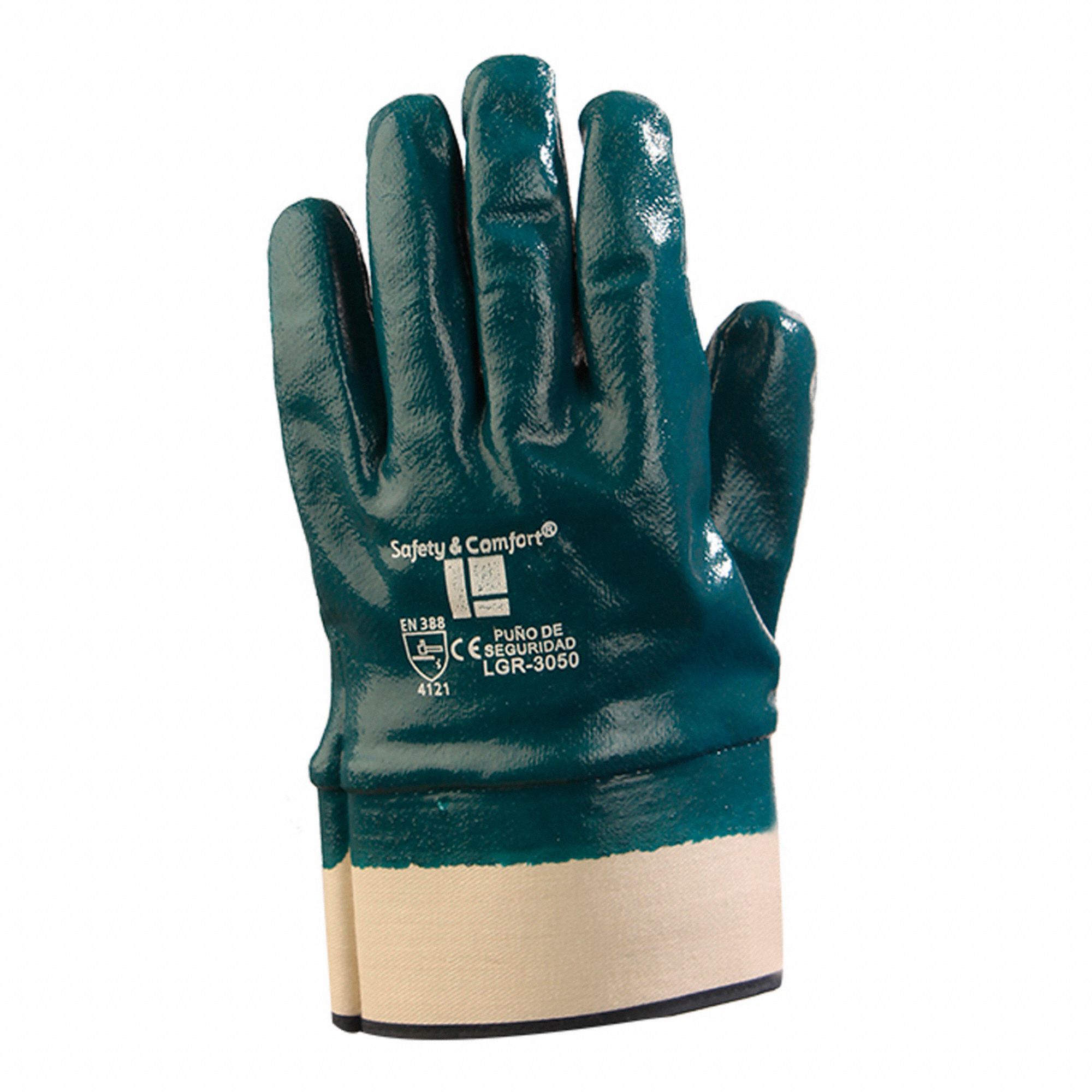 ALYGER Guantes Recubiertos, 1, Algodón, Azul - 390MN5 | LGR-3050 ...