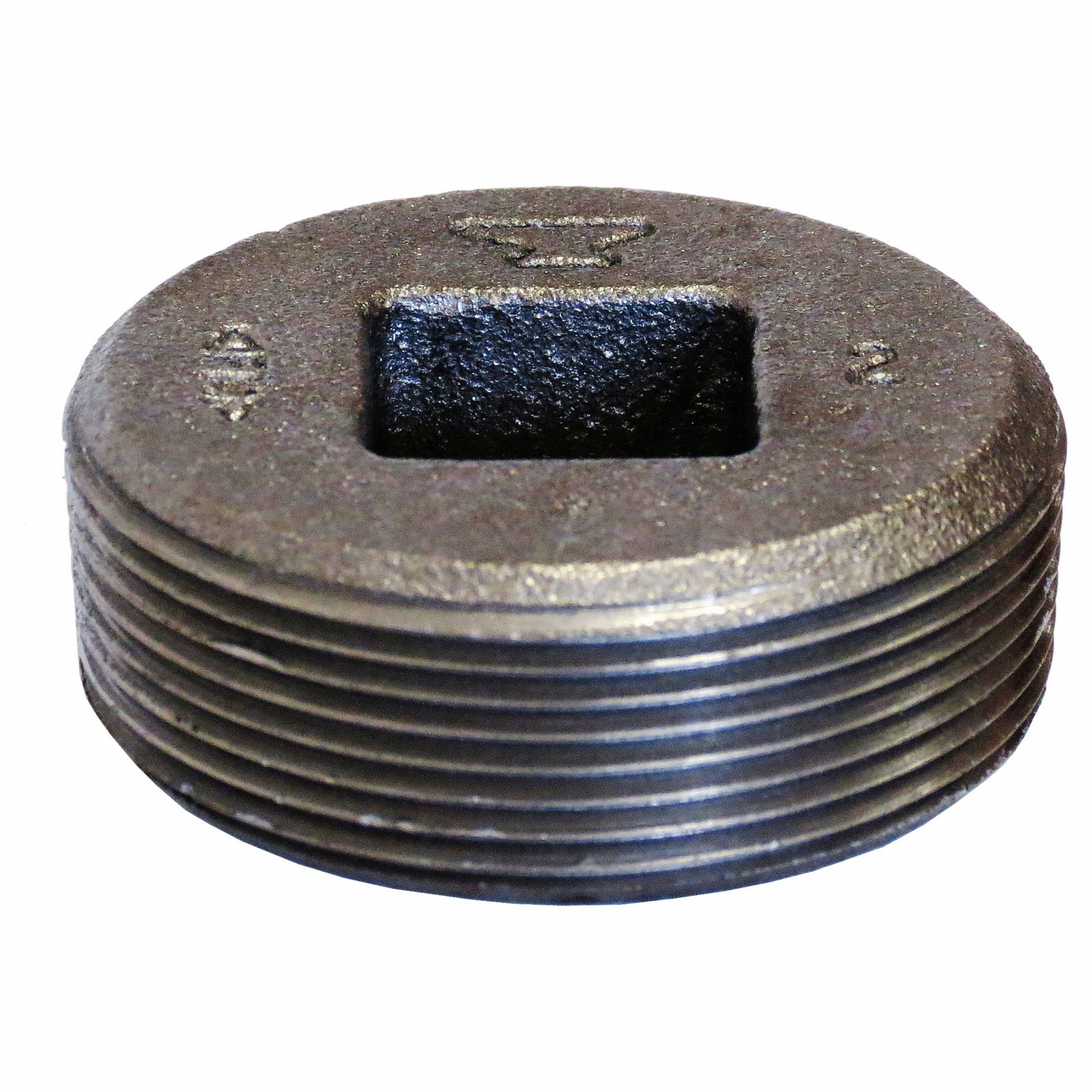 Hex Head Plug: Cast Iron, 1/2 in Fitting Pipe Size, Class 150