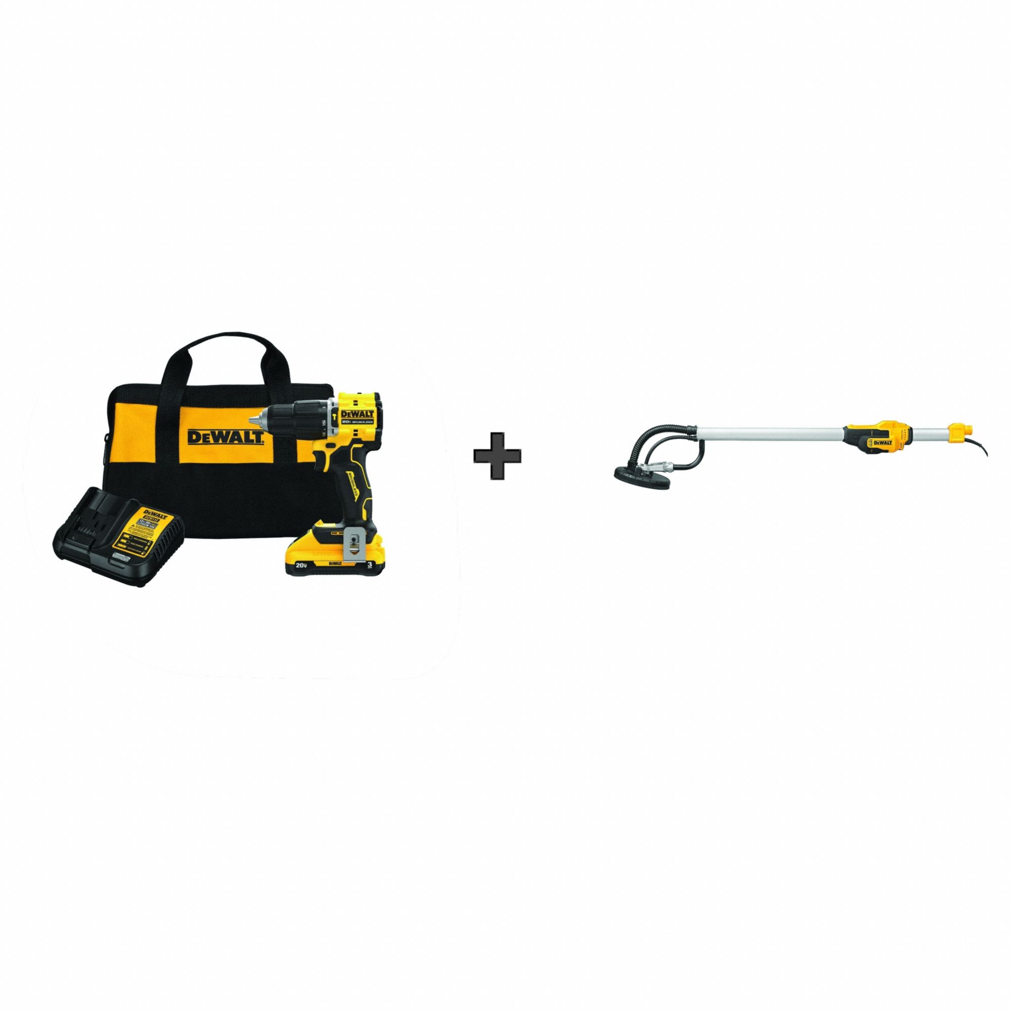 DRYWALL SANDER w/ Bonus DCD799D1 Drill