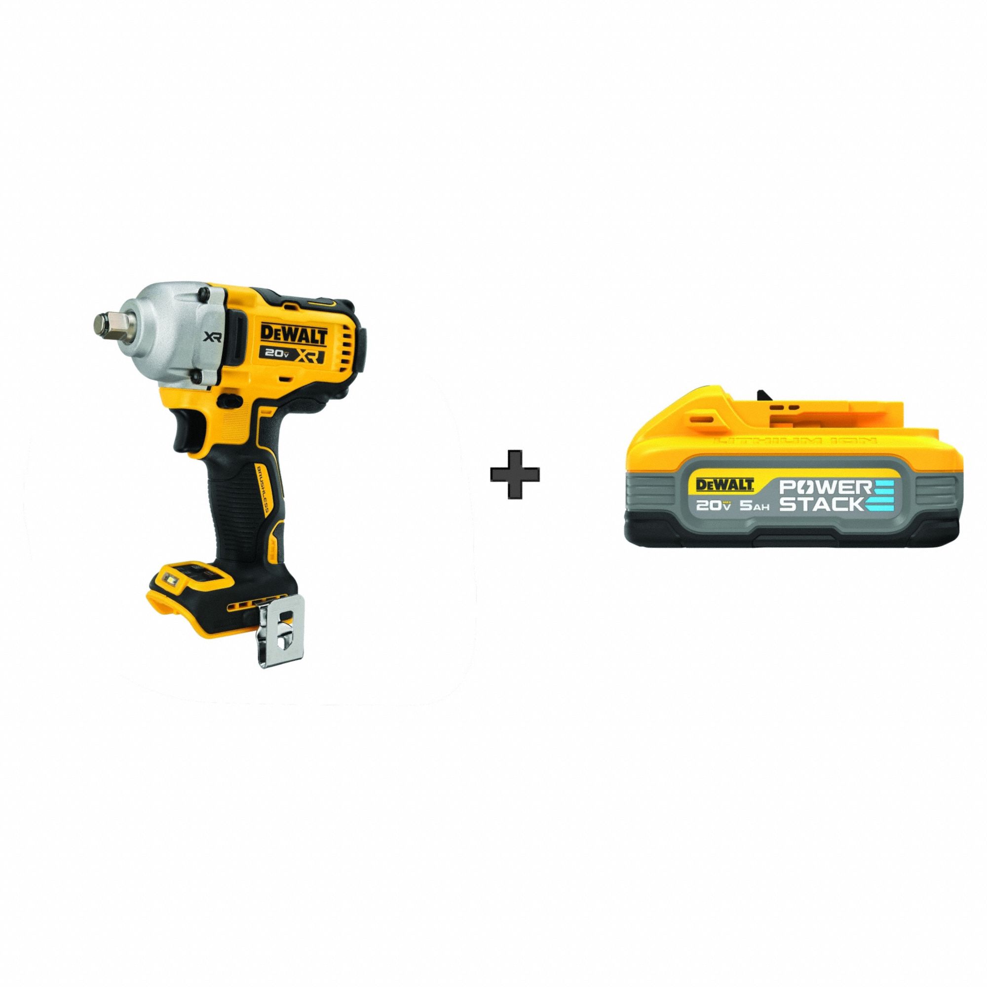 Impact Wrench, 1/2", w/Bonus Battery