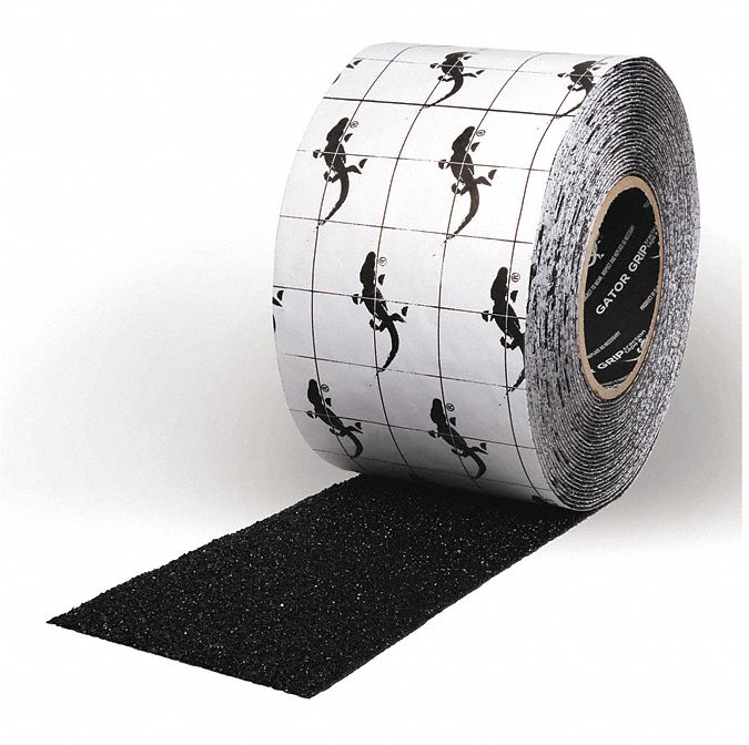 RUBAN ANTI-GRIPPANT,NR,50 PI L/4 PO L/3 PO DIA,40 MILS ÉPAIS,ACR/OXY AL
