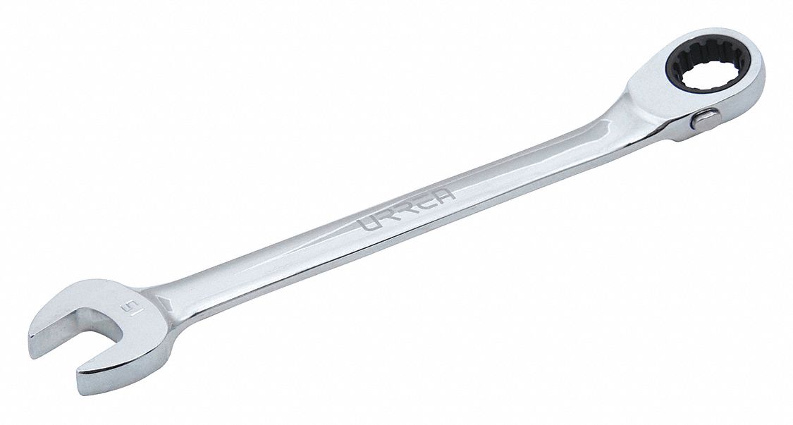 URREA Llave Combinada de Matraca, Métrico, 10mm, No. de Puntas 12, Longitud Total 6-1/4", Reversible - Llaves Combinadas - | 1210MCMR - Grainger México