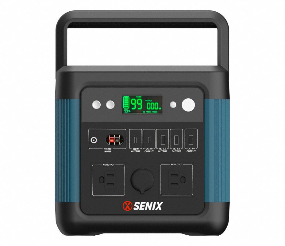SENIX Estación de Carga Portátil,1200W,60 Hz - 391VA5 | PS1200 ...