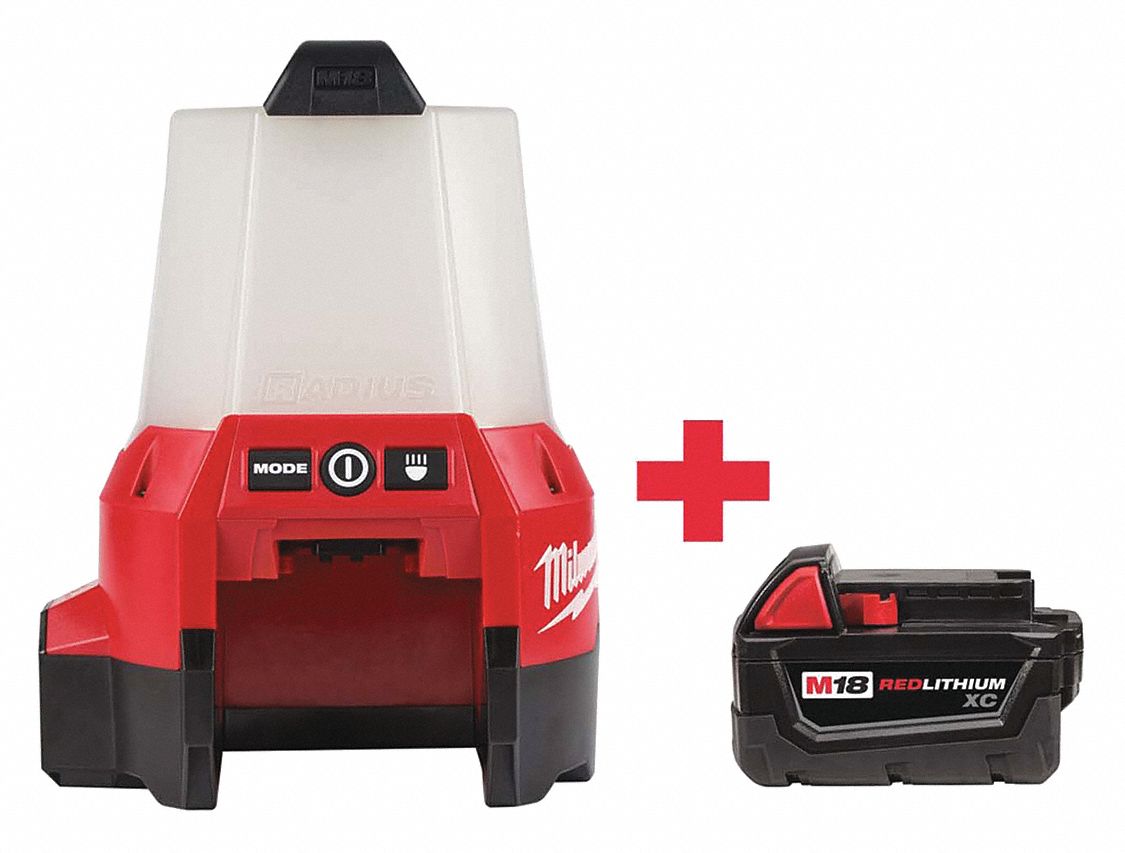 Cordless Site Light, Battery Incl