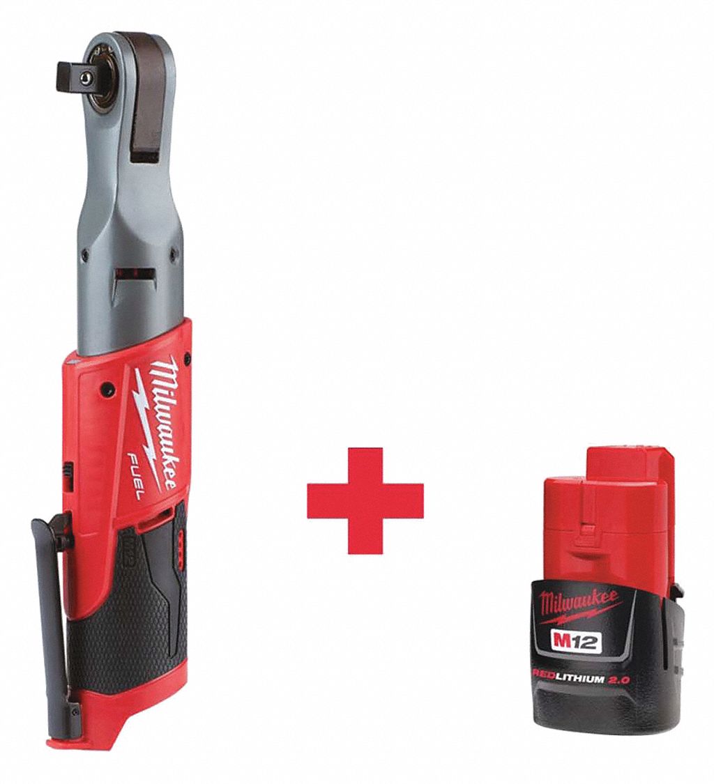 MILWAUKEE Cordless, Ratchet, 12V DC, 60 ftlb Fastening Torque 508V70