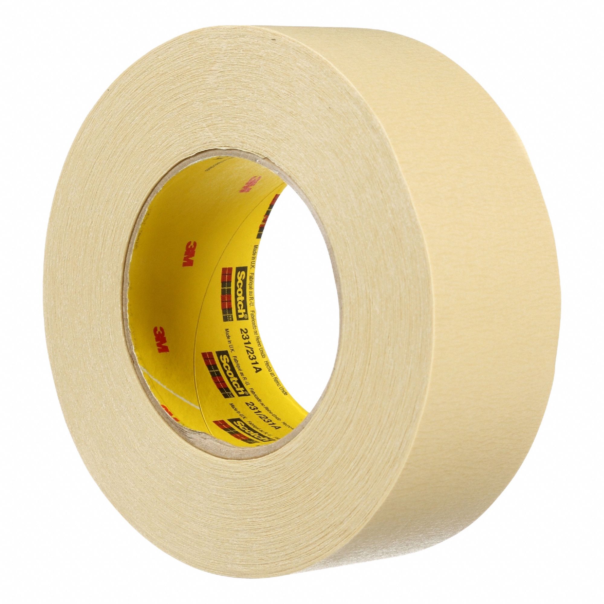 Painter's Tape: 2 13/16 in Wd, 60 yd Lg, 7.6 mil Thick, Tan, 30 min Clean Removal Time, 12 PK