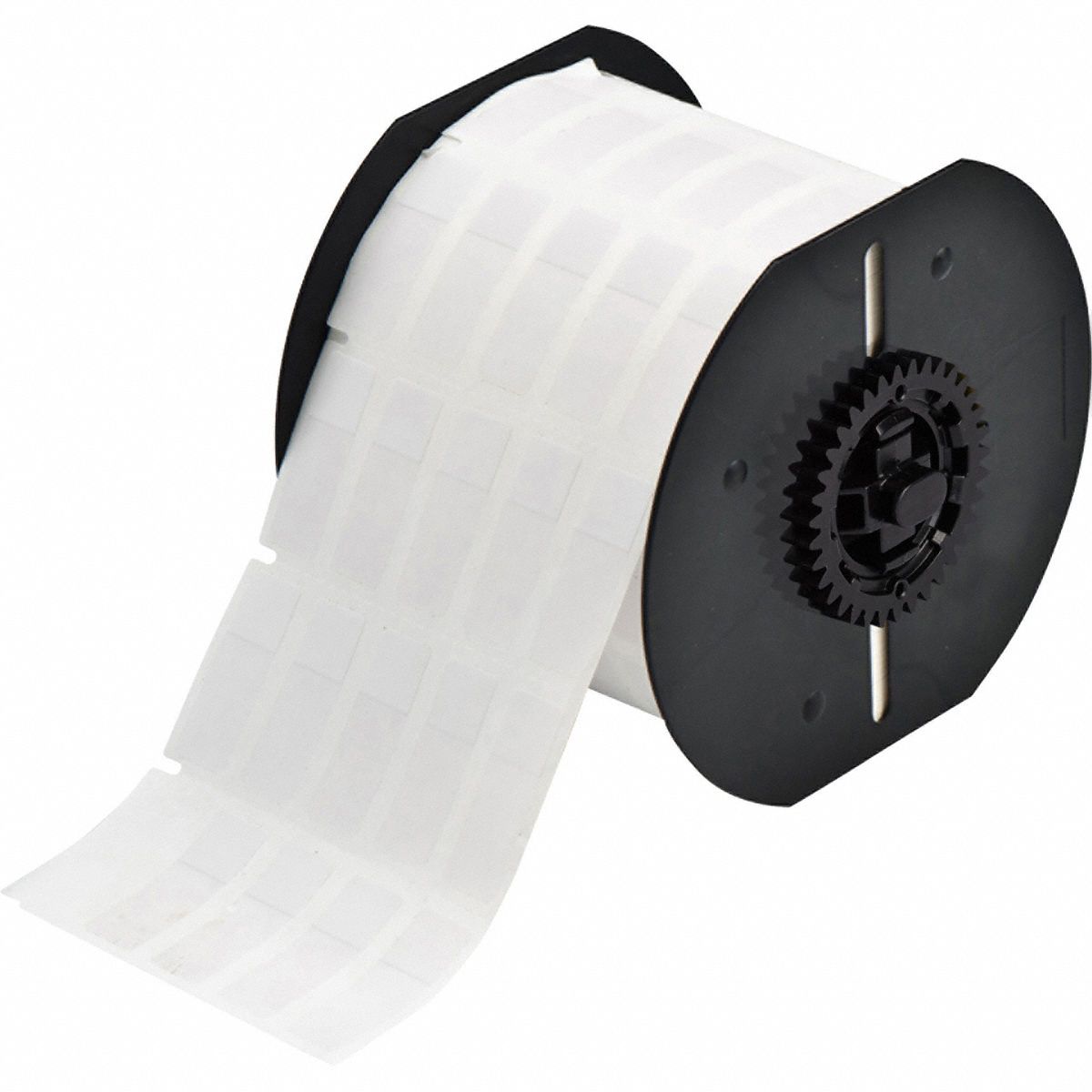 Wraparound Label: 1 7/16 in x 1/2 in, Vinyl, White (Matte), For 0.15 in to 0.3 in Wire Dia