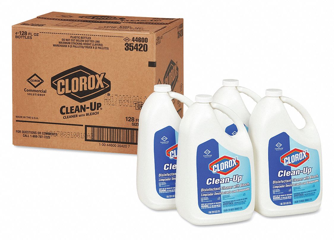 Cleaners and Detergents, PK 4 Grainger