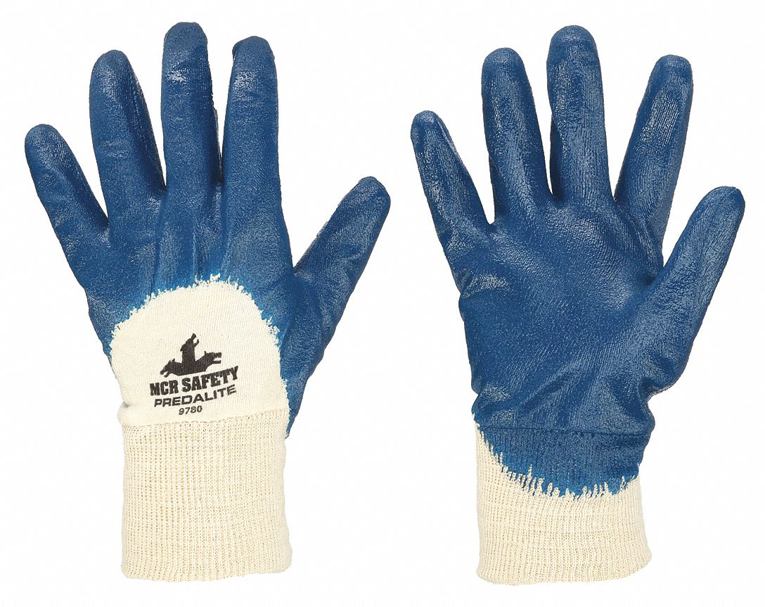 Coated Gloves, Knit