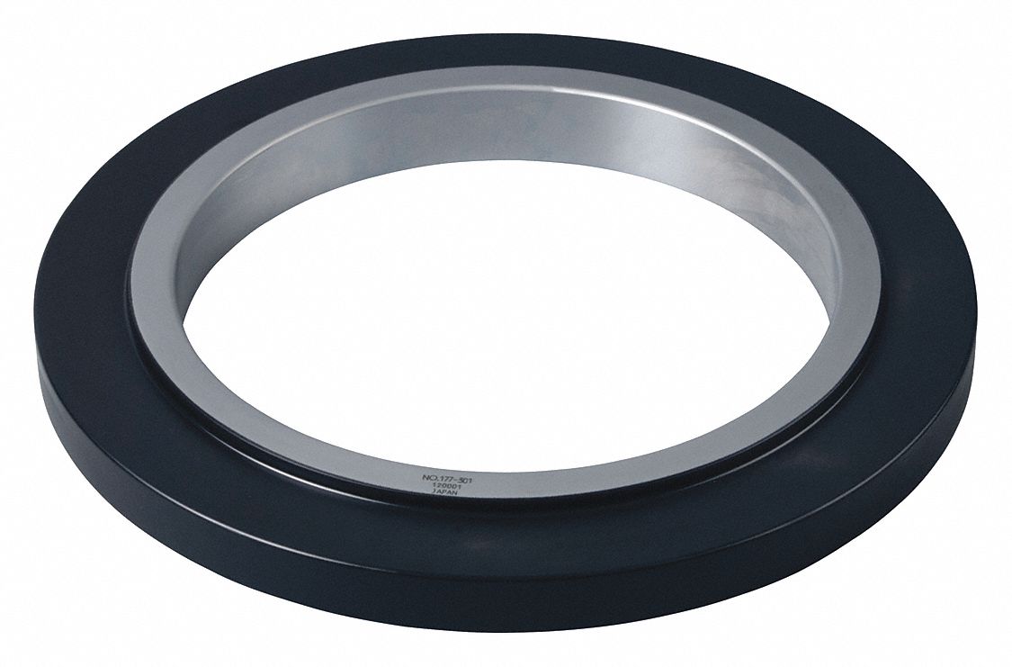 Micrometer Setting Ring: 6 in Inside Dia, 9.25 in Outside Dia, 38.1 mm Thick, Inch