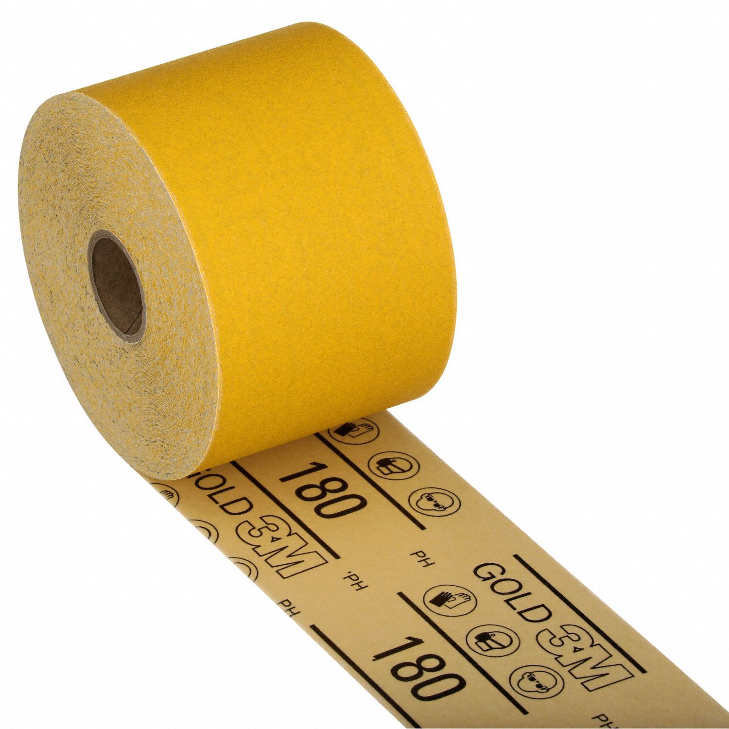 Sandpaper Roll Grit 180 Coated Gold