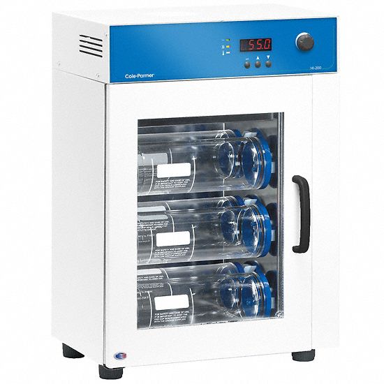 Hybridization Incubator: Forced Air, 16 cu ft Capacity, 100°C Max Temp Setting, Digital