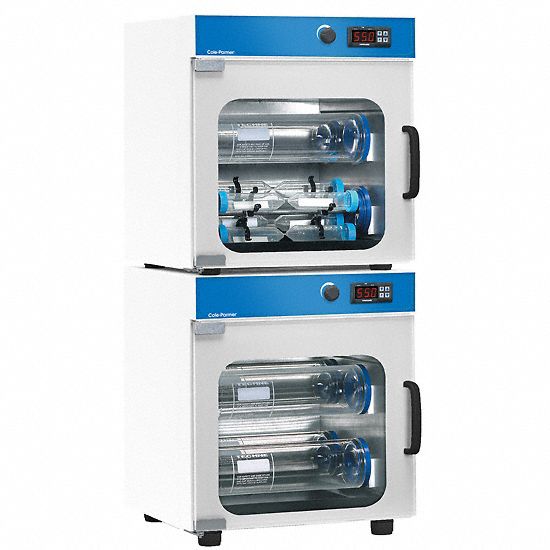 Hybridization Incubator: Forced Air, 15 in x 14 in x 15 in, 80°C Max Temp Setting