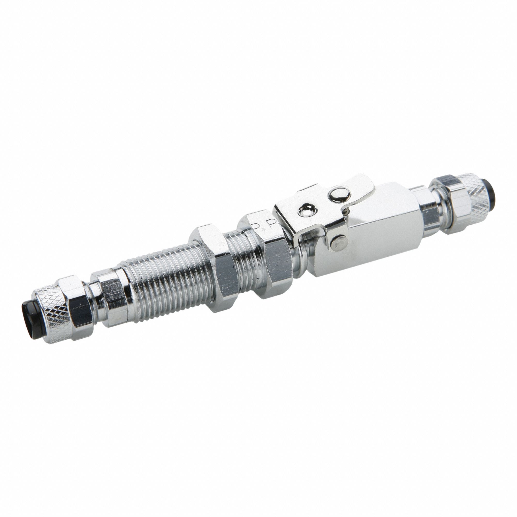 Compression Fitting Adapter: 3/8 in OD Fitting Size, Compression x Compression, Brass