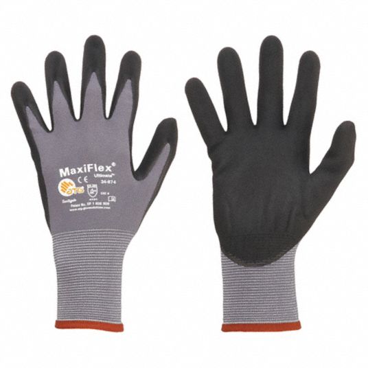 MaxiFlex Ultimate Nylon Nitrile Gloves 34-874/L