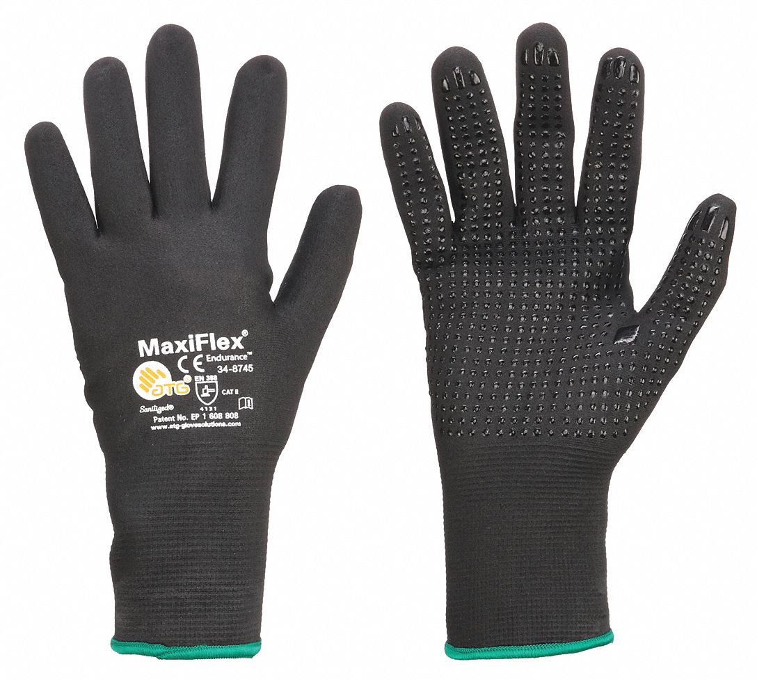 Glove, Nitrile Dotted,