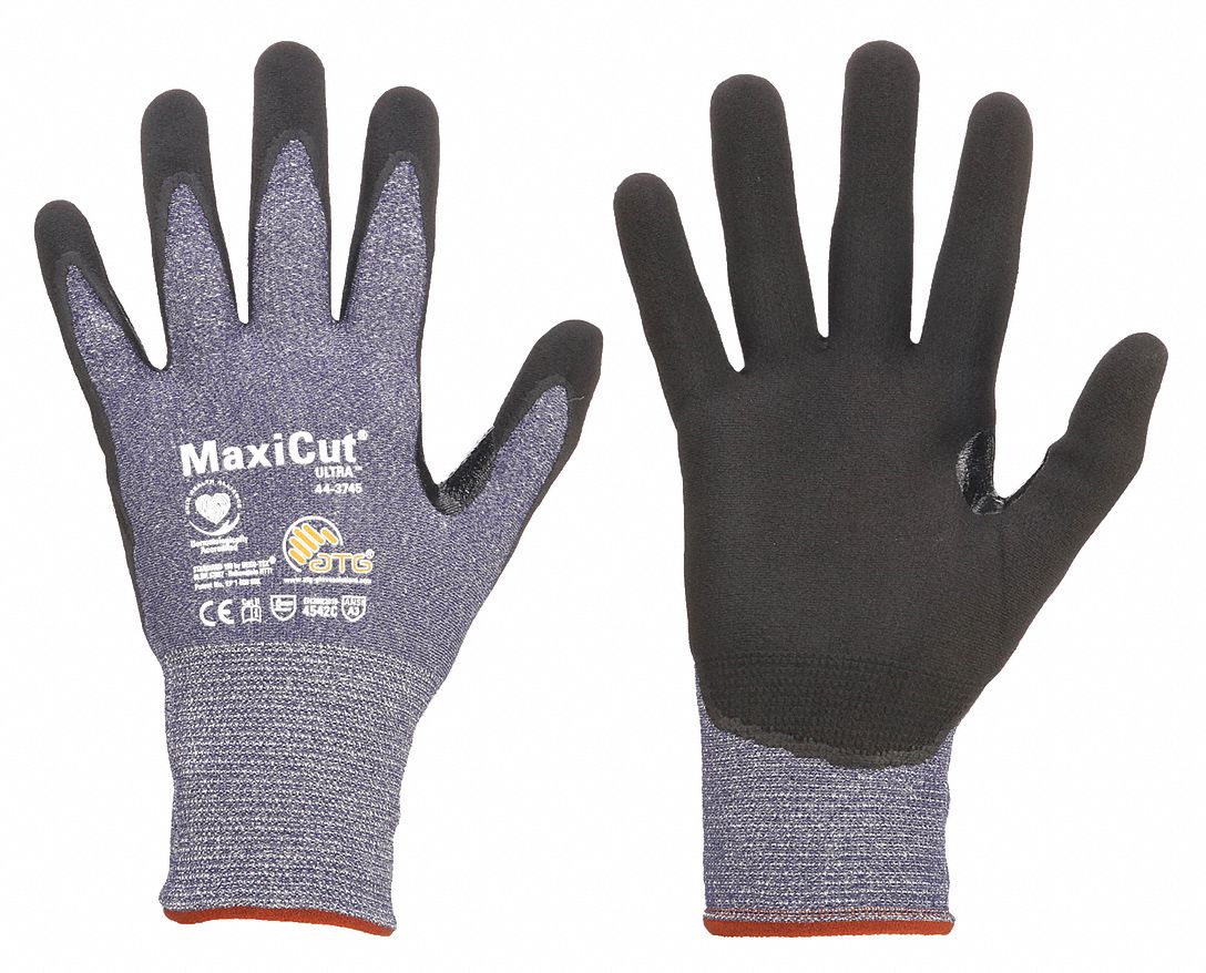 Gloves, Resistant, Blue,