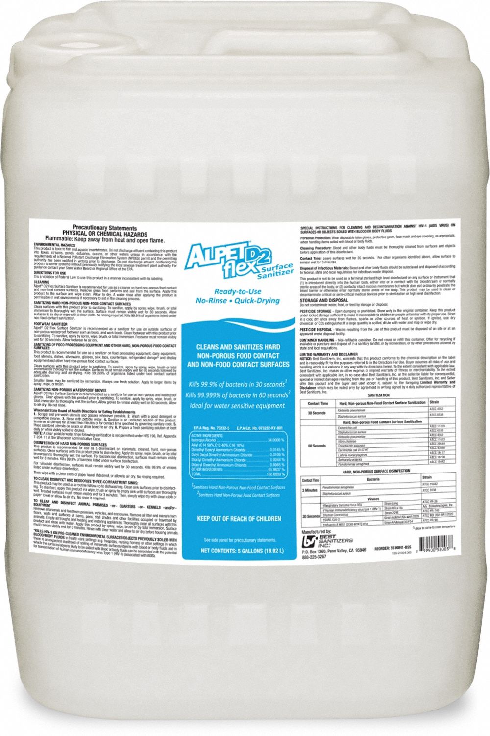 Surface Sanitizer Cleaner  Disinfectan