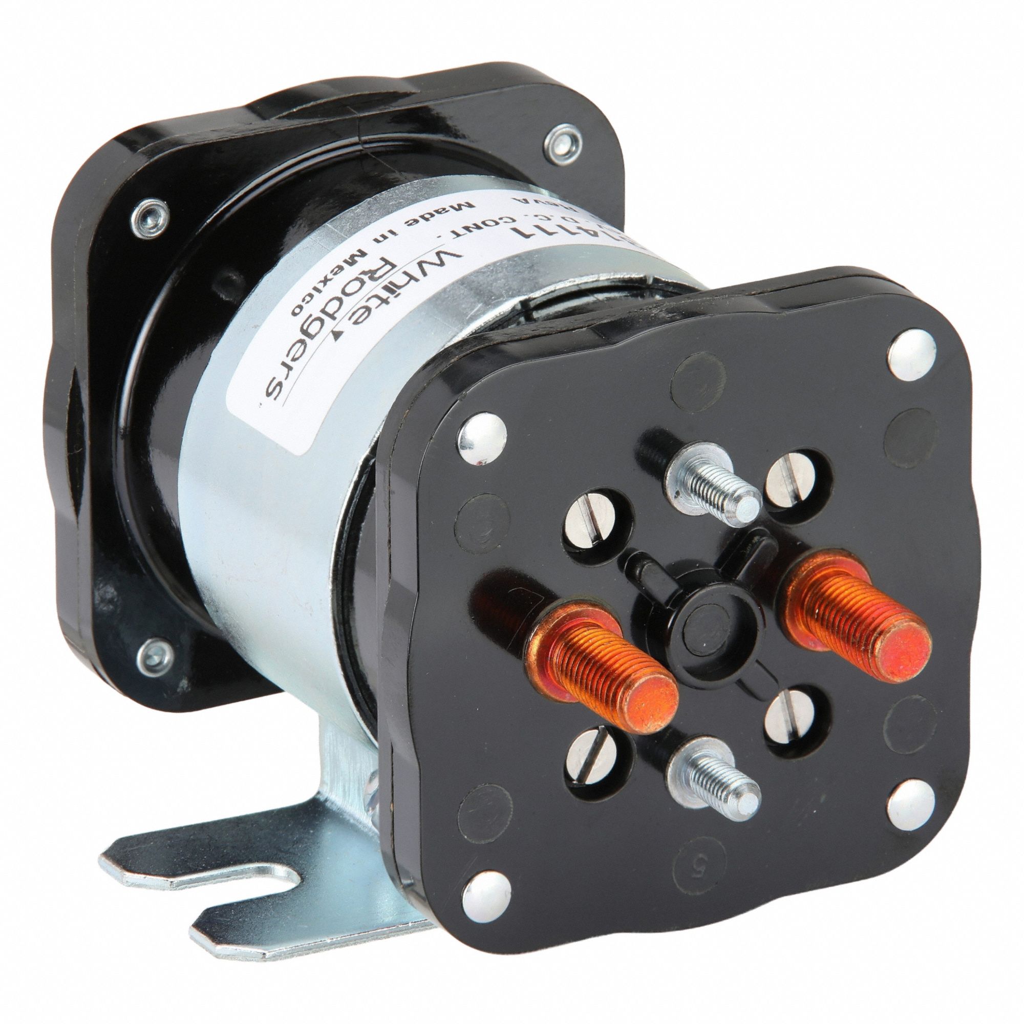 DC Power Solenoid: 200 A Current Rating, 24 V DC Coil Volt, SPDT, 6 Terminals, Continuous