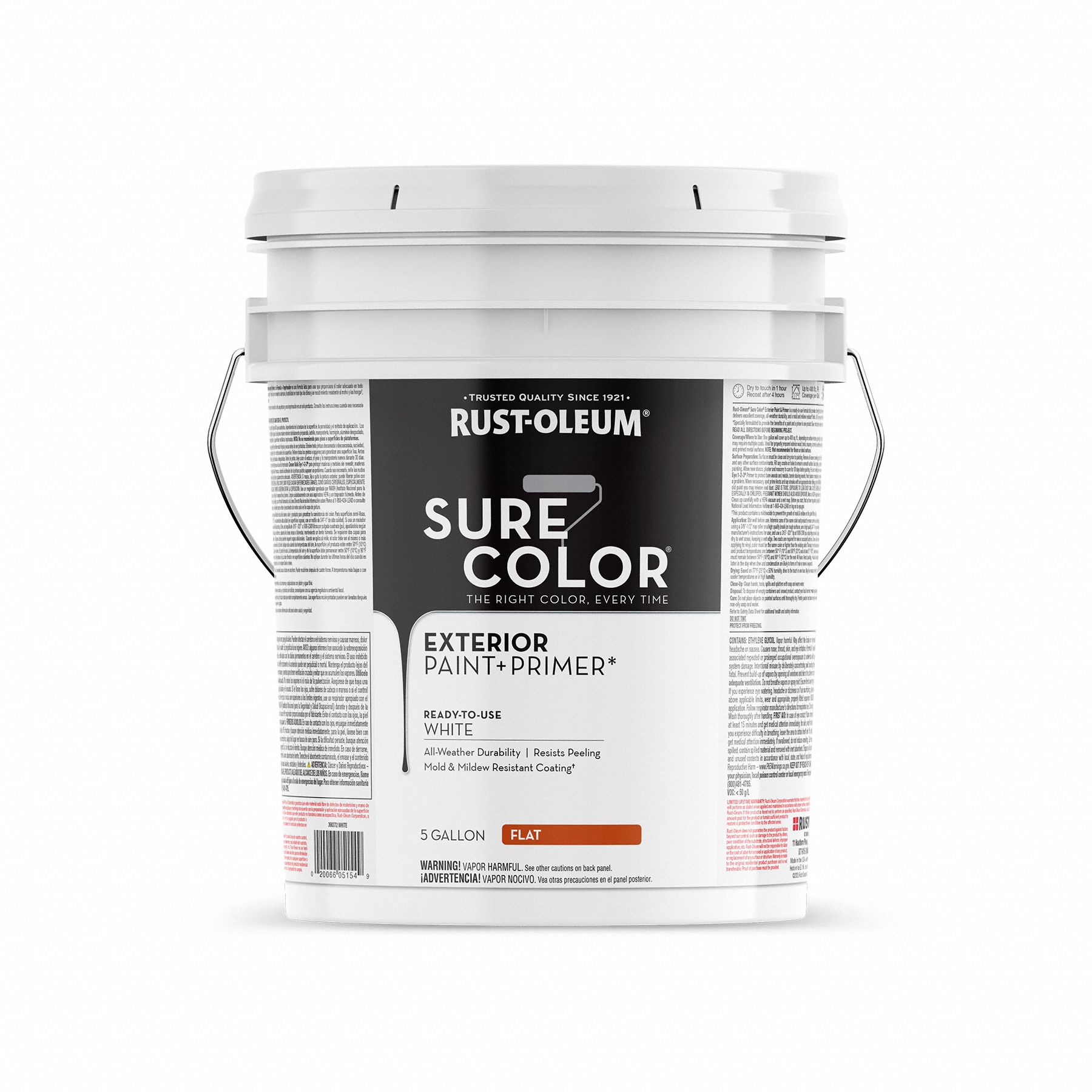 Exterior Paint White 5 gal