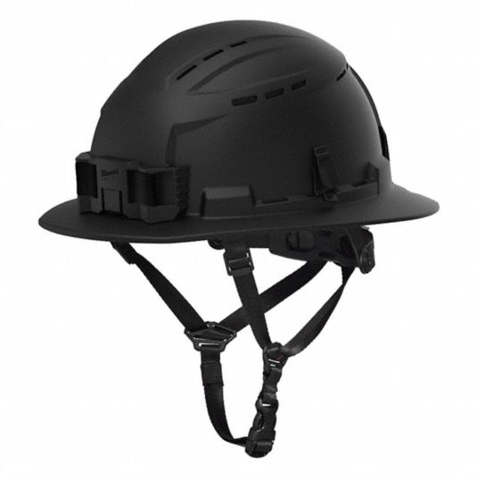MILWAUKEE, Black, No Graphics, Hard Hat - 886T66|48-73-1660 - Grainger