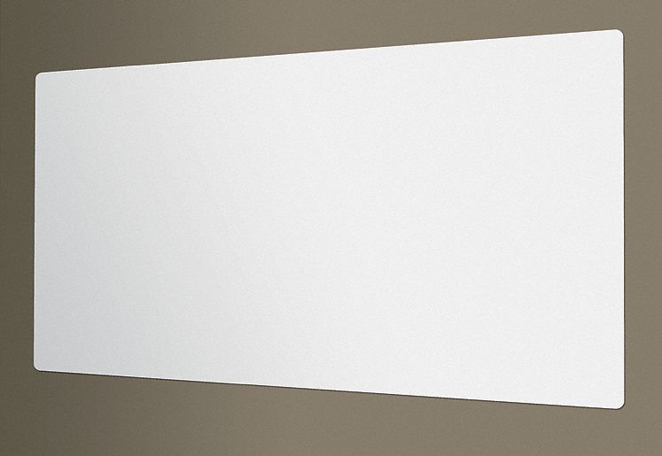 BESTRITE GlossFinish Porcelain Dry Erase Board, Wall Mounted, 18 inH