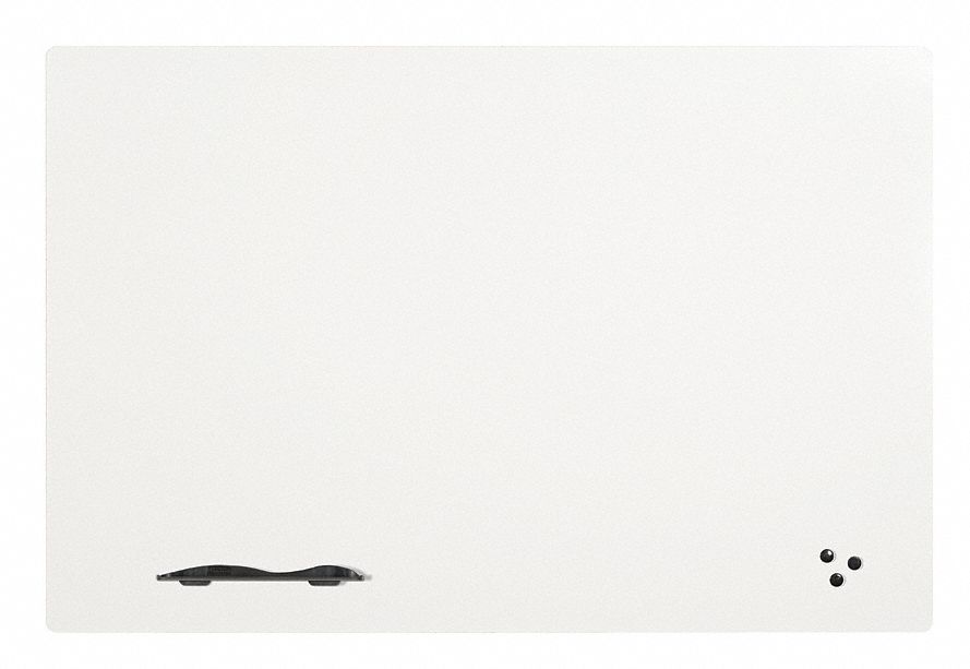 Wall Mounted, 48 in Dry Erase Ht, Dry Erase Board 39A052208JG Grainger