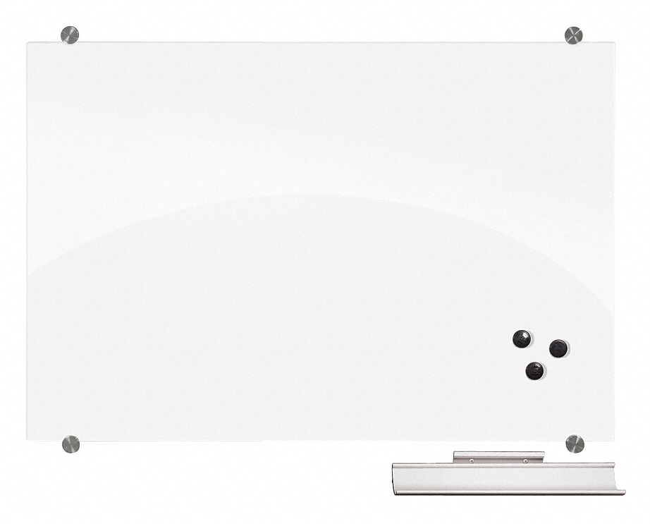 DRY ERASE BOARD,MAGNETIC,GLASS,24