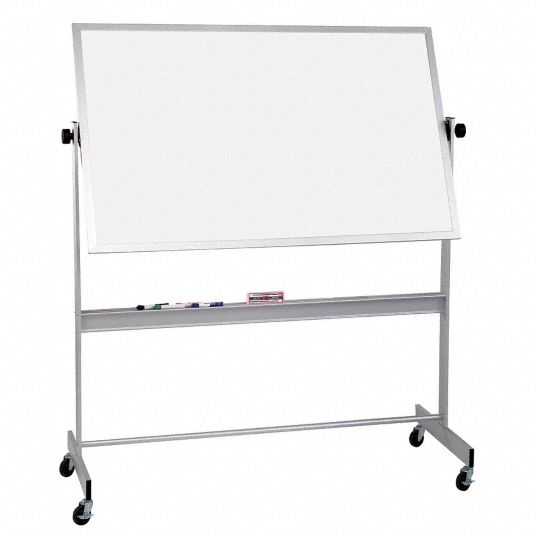 Mobile/Casters, 48 in Dry Erase Ht, Dry Erase Board 39A103668AGDD
