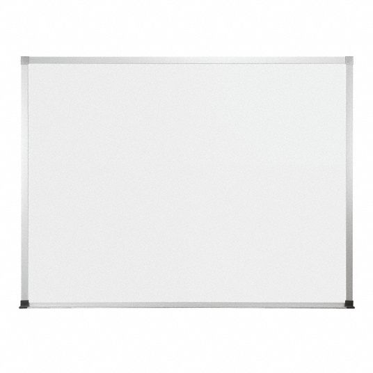 BEST-RITE Dry Erase Board: Wall Mounted, 36 in Dry Erase Ht, 48 in Dry ...