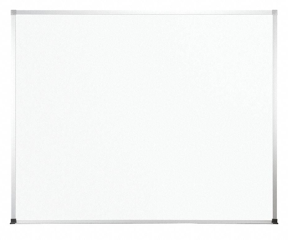 BESTRITE GlossFinish Melamine Dry Erase Board, Wall Mounted, 48"H x