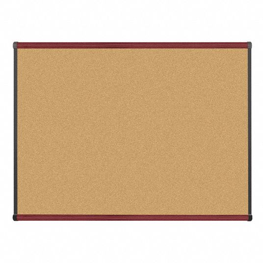 BESTRITE, 36 in Ht, 48 in Wd, Bulletin Board 39A177303OC03 Grainger