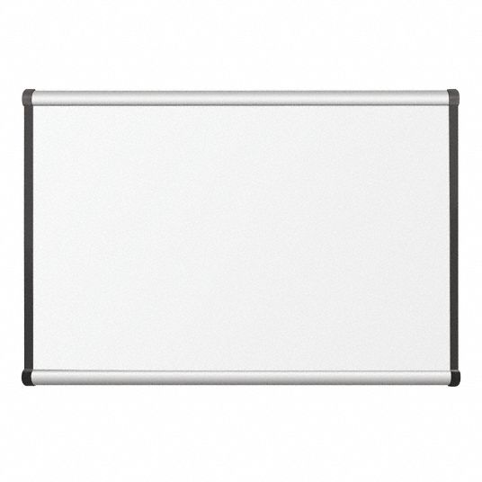 BESTRITE Dry Erase Board Wall Mounted, 24 in Dry Erase Ht, 36 in Dry