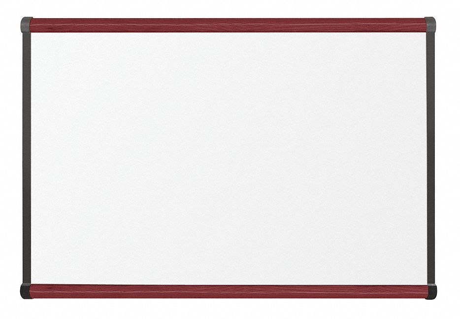 Wall Mounted, 24 in Dry Erase Ht, Dry Erase Board - 39A191202OB-03 