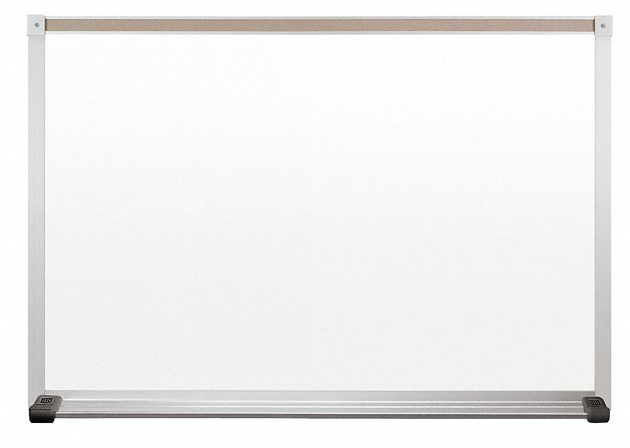 Wall Mounted, 24 in Dry Erase Ht, Dry Erase Board - 39A196|202AB - Grainger