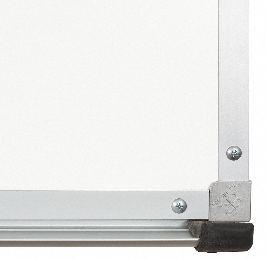 Replacement Panel: Porcelain, Framed Style, Steel Frame, 48 in Overall Ht, White