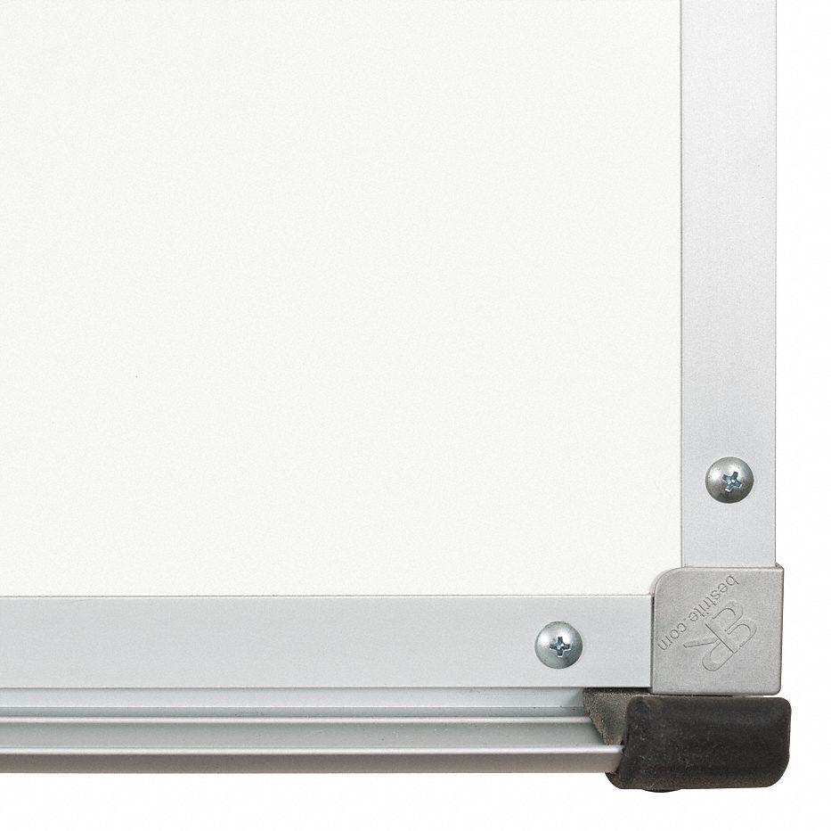 Replacement Panel: Porcelain, Framed Style, Steel Frame, 48 in Overall Ht, White