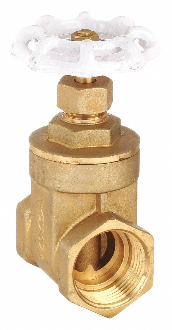 Gate Valve: Brass,