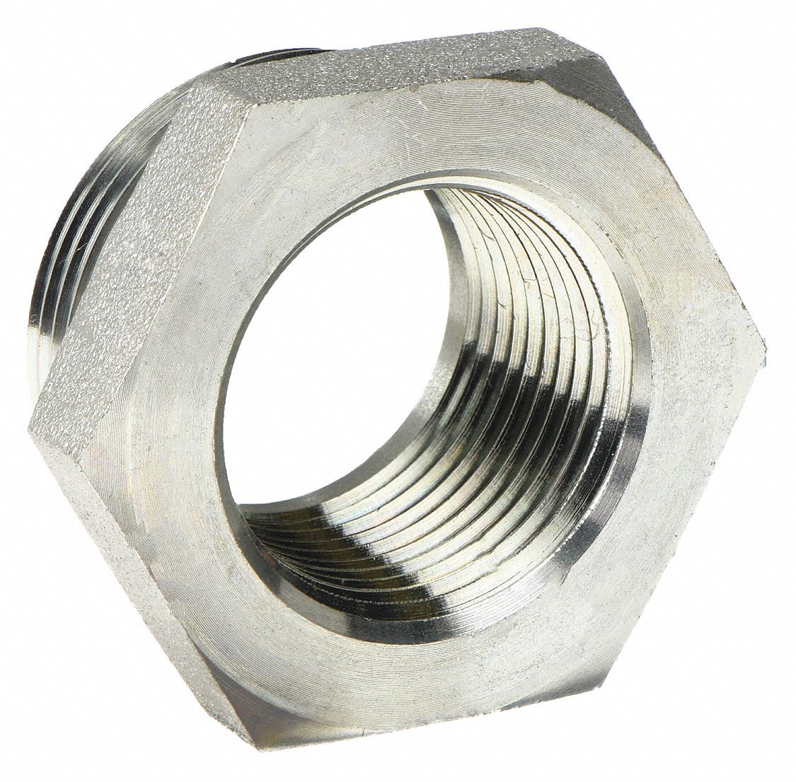 Straight Conversion Adapter: Carbon Steel, 1 5/16 in x 1 in Fitting Pipe Size, 1 7/8 in Lg